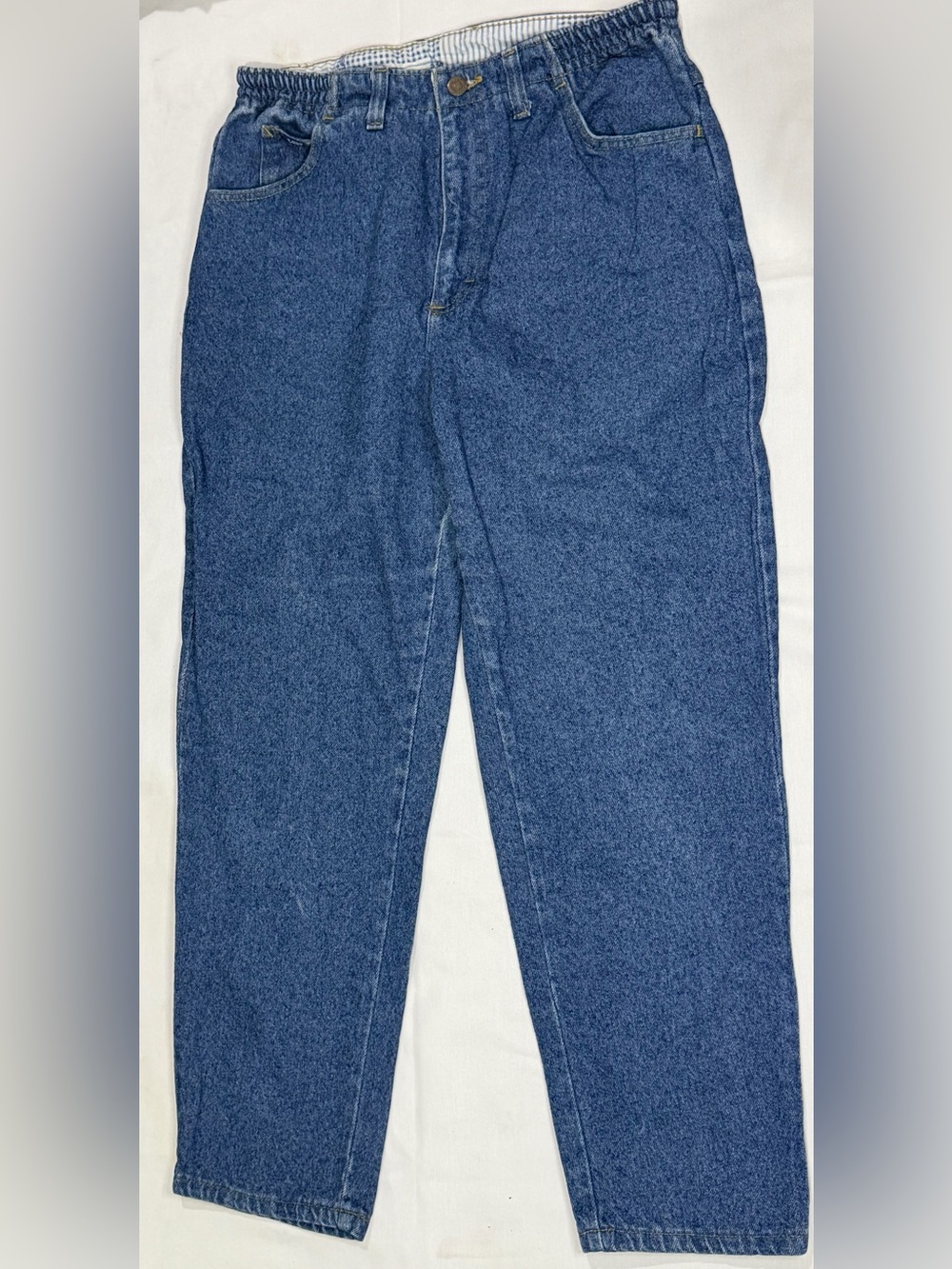 Vintage barrel leg jeans  Lee High-Rise  in Dark Blue Denim